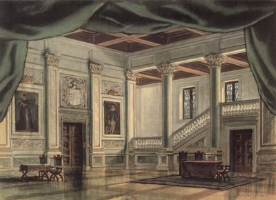 Set Design for Act III of the Opera 